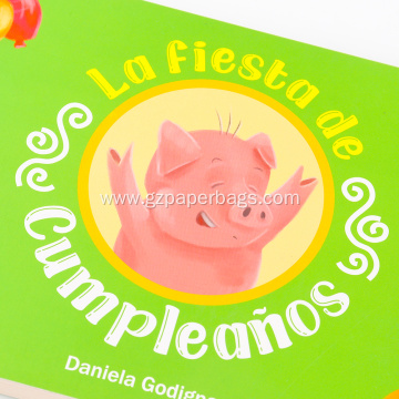 Custom Hard Cover Book Printing Services for Cardboard Story Books
